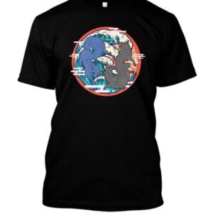 Wolf japanese style t-shirt