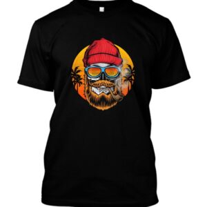 Hipster skull t-shirt