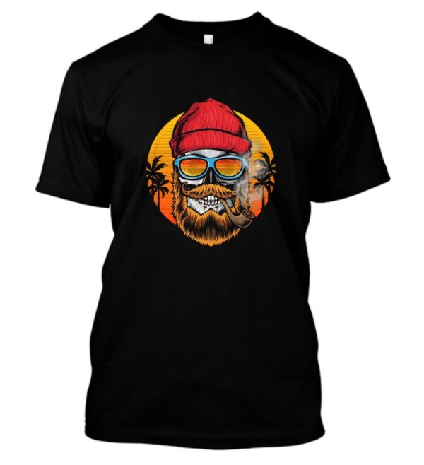 Hipster skull t-shirt